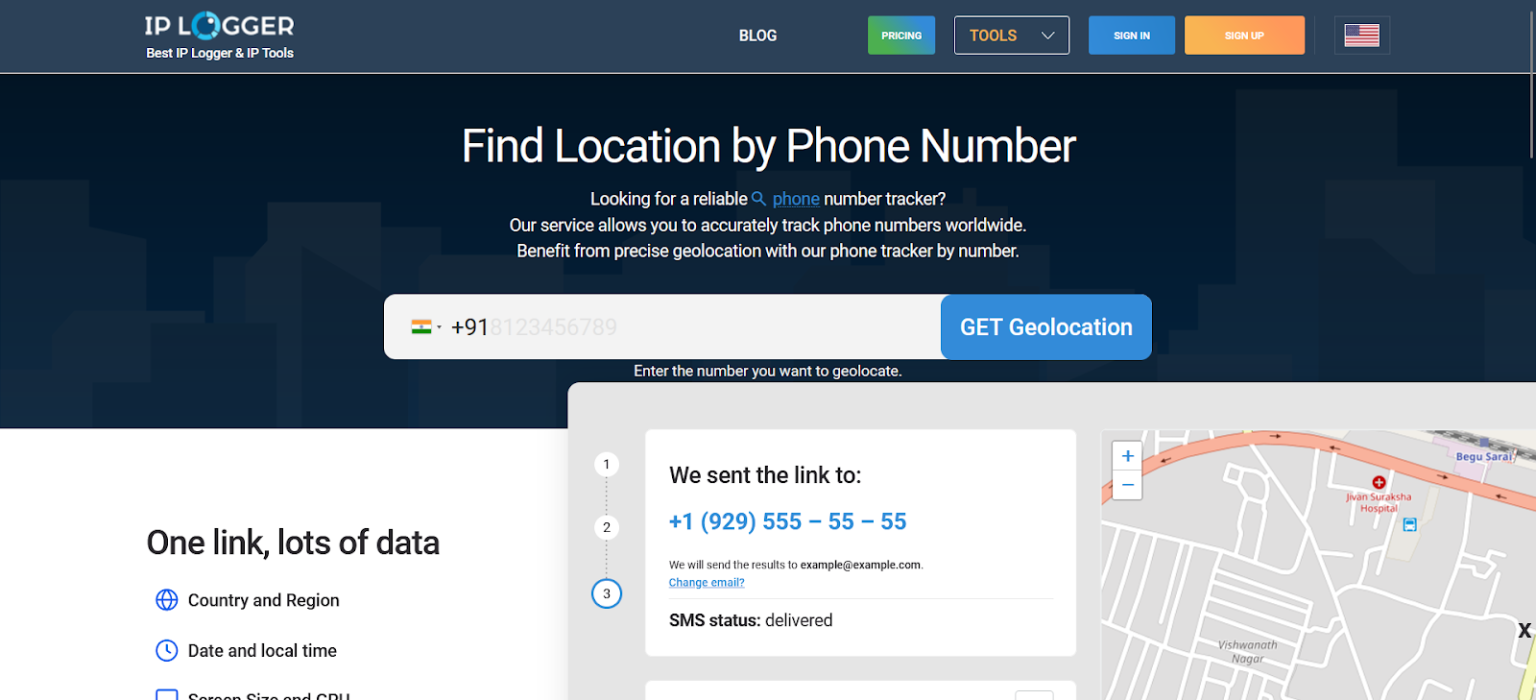 How to track ip address with phone number